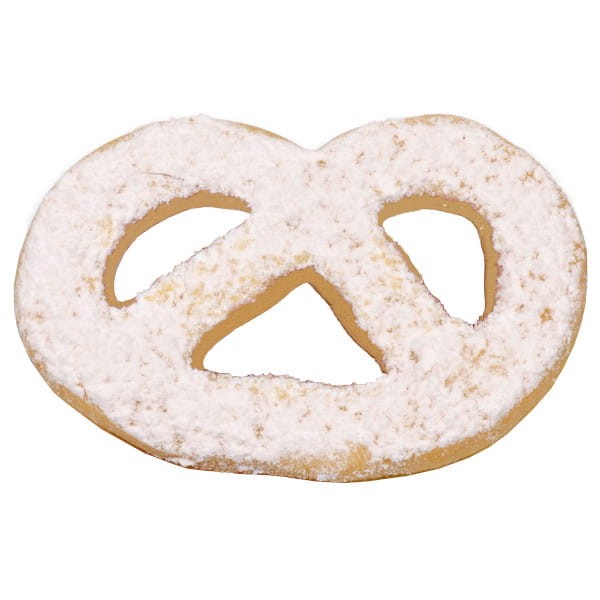 ciasteczko z foremki w kształcie precla