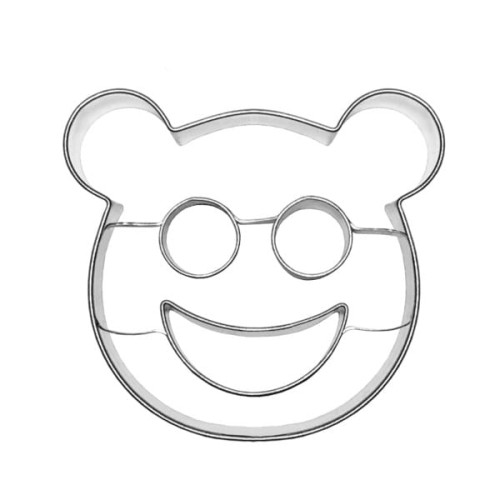 Foremka do ciastek - uśmiechnięta Głowa Misia.jpg