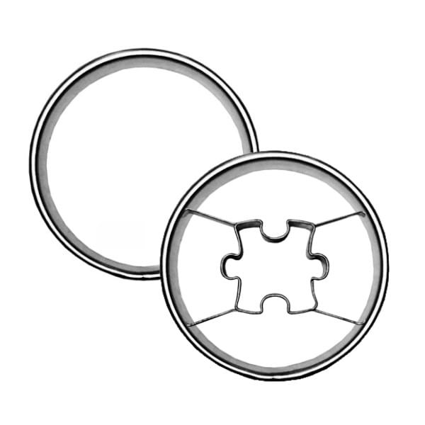 Zestaw foremek Kółeczka z puzzlem