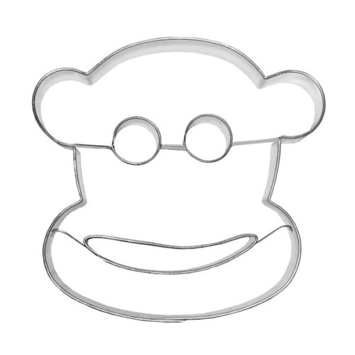 Foremka głowa małpy z uśmiechem