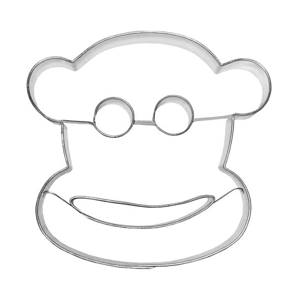 Foremka głowa małpy z uśmiechem