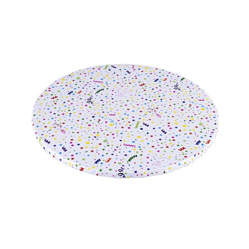 Okrągły podkład pod tort w confetti