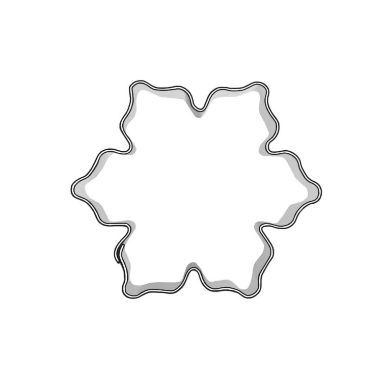 Foremka w kształcie śnieżynki do ciastek i pierników