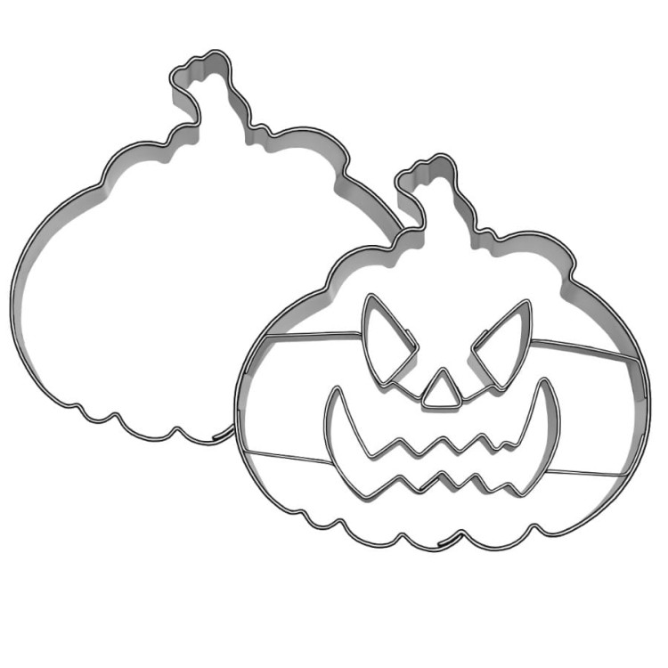 foremki straszne dynie do wykrawania ciastek na Halloween