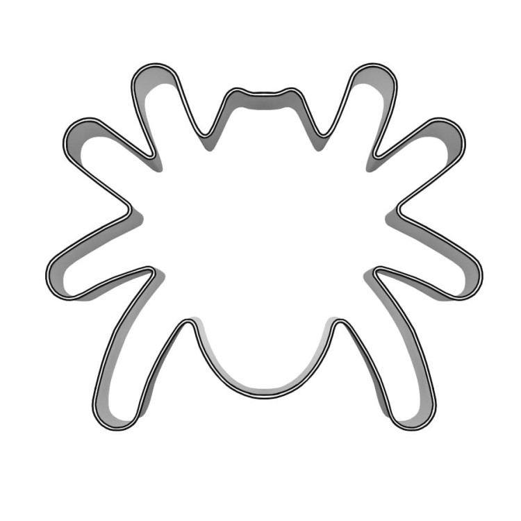 Foremka w kształcie pająka do wykrawania ciastek i pierniczków na Halloween