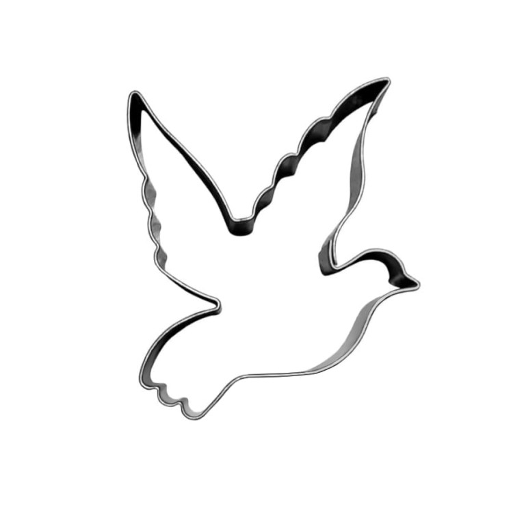 Wykrawacz w kształcie gołębia w locie do ciastek i pierników