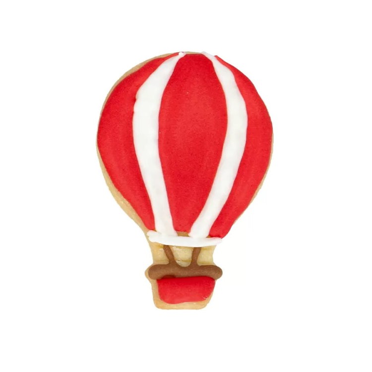 Ciasteczko z foremki latający balon z koszem