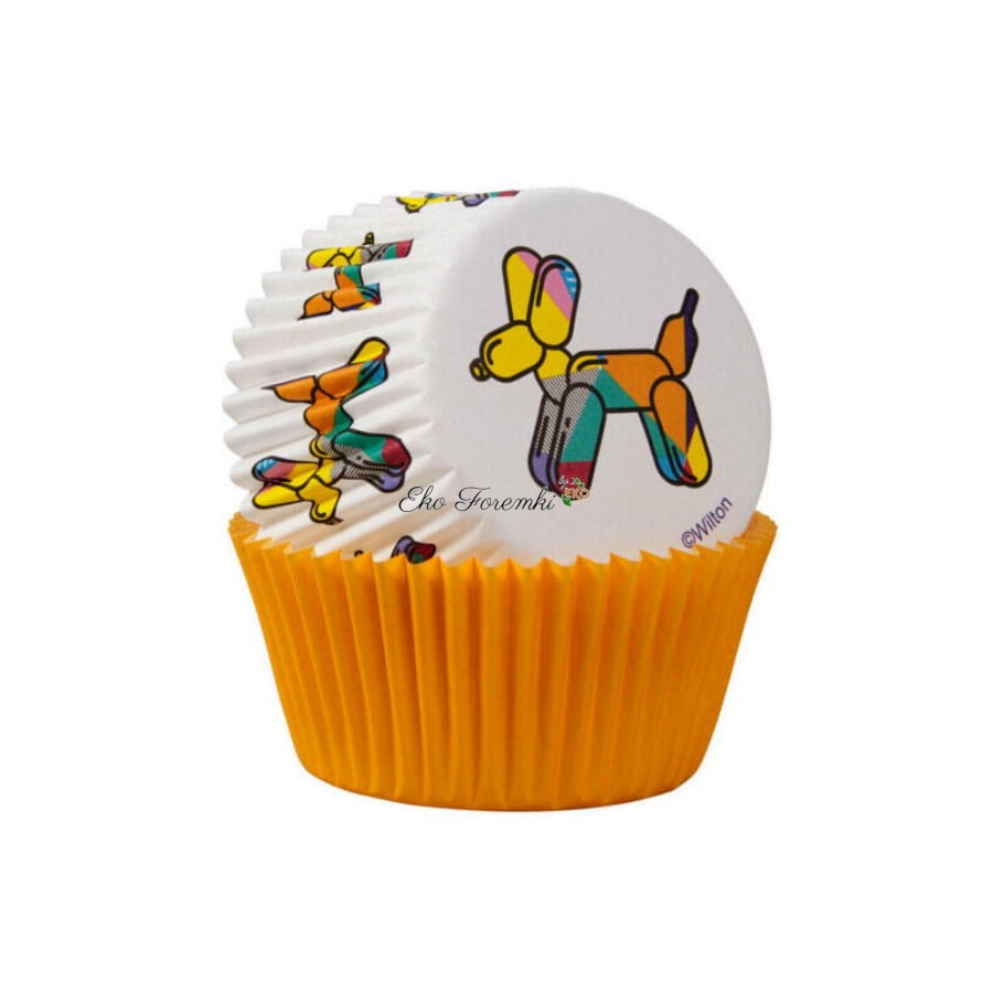 Papierowe papilotki w balonowe pieski