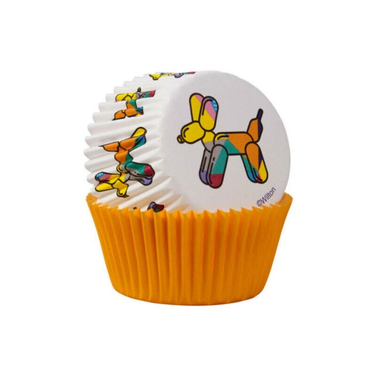 Papierowe papilotki w balonowe pieski