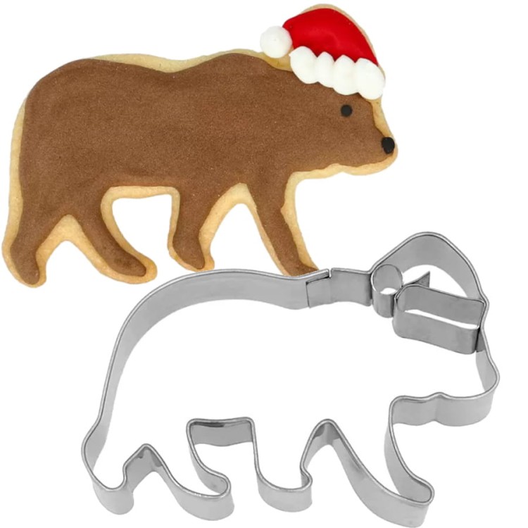 Ciasteczko i foremka w kształcie misia