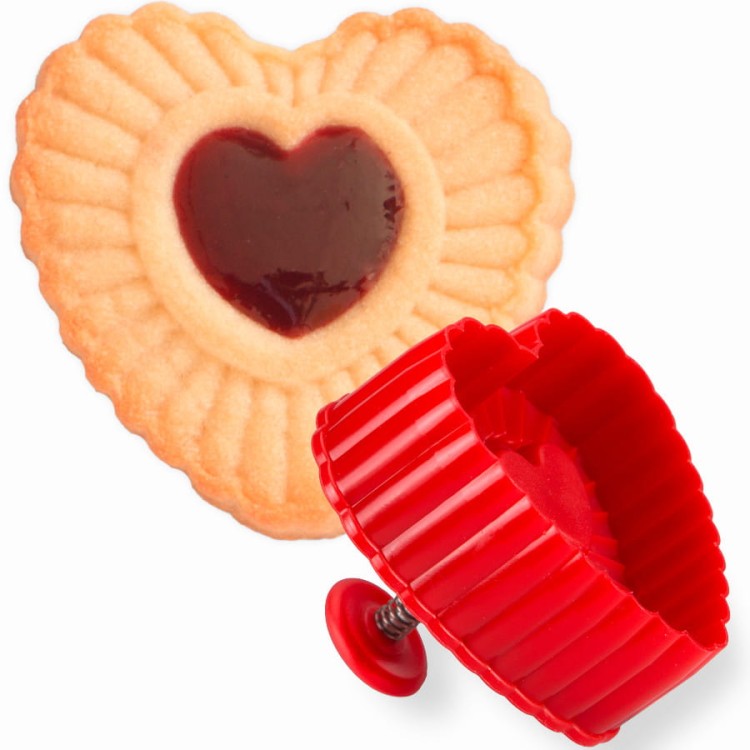 Ciasteczko i foremka serduszko