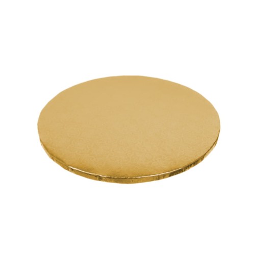 Gruby podkład złoty pod tort 25 cm