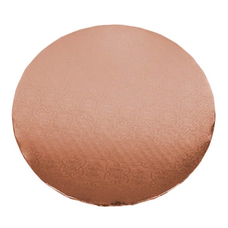 Okrągły podkład pod tort rose gold 25 cm