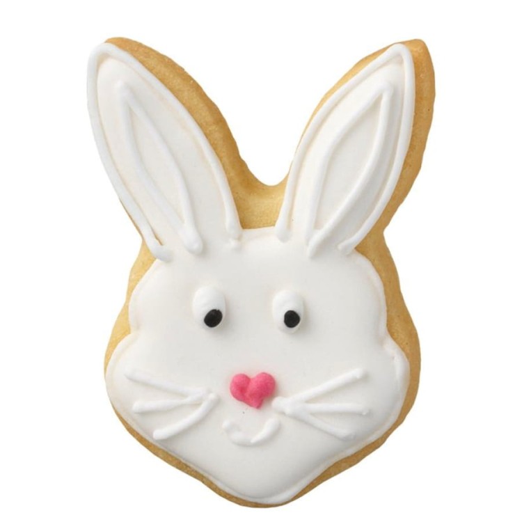 Ciasteczko z foremki głowa zajączka