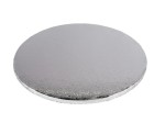 Srebrny podkład pod tort 25 cm