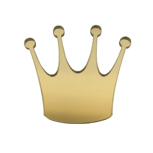 Złoty Topper na tort Korona dla księżniczki