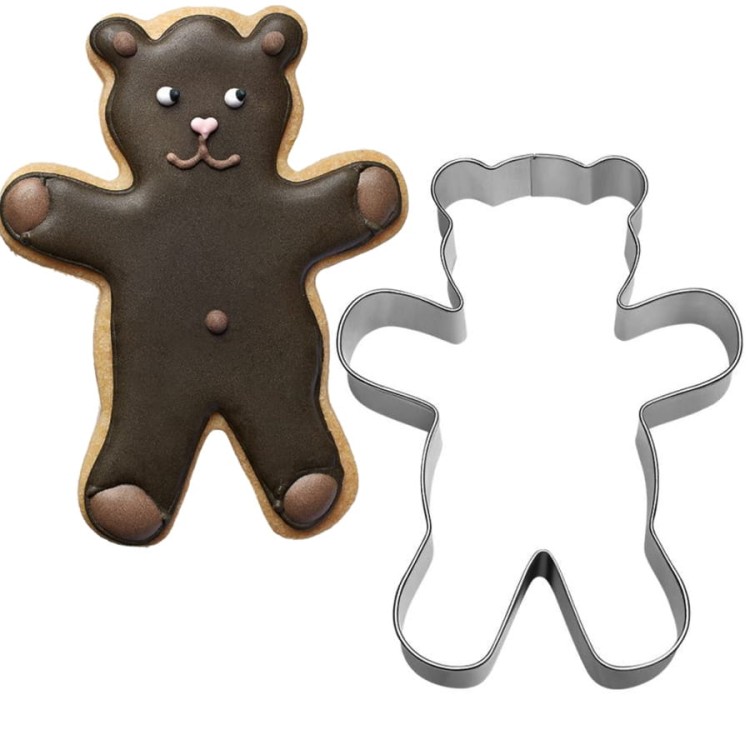 Ciasteczko i foremka miś