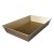 Blacha do pieczenia ciasta w kolorze czekoladowym 36x24 cm