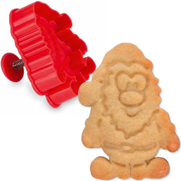 Foremka i ciasteczko w kształcie Mikołaja