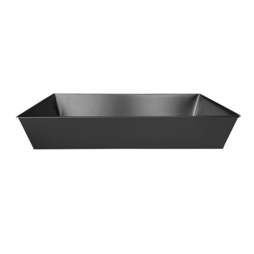 Czarna blacha do pieczenia ciast 36x24cm