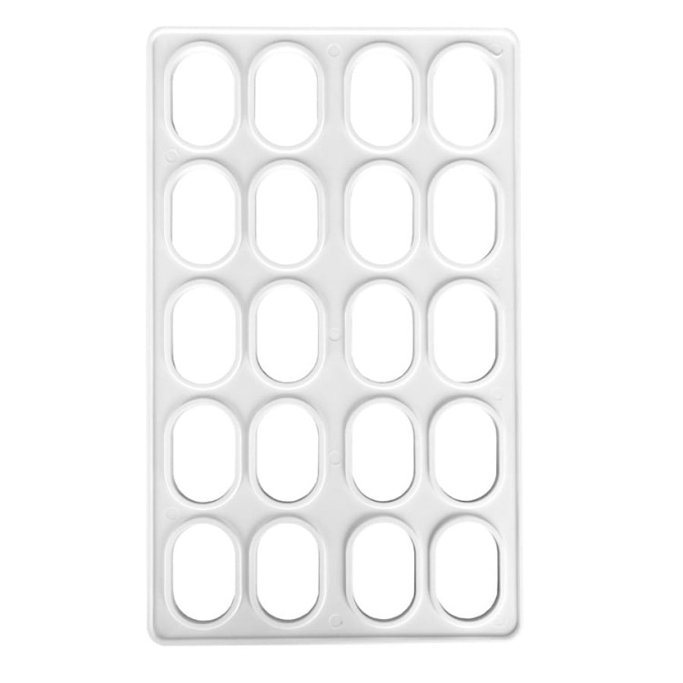 Szablon na beziki i biszkopty w kolorze białym