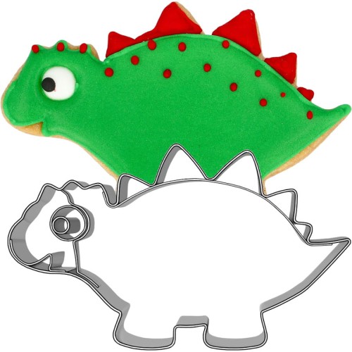 Foremka i ciasteczko w kształcie dinozaura