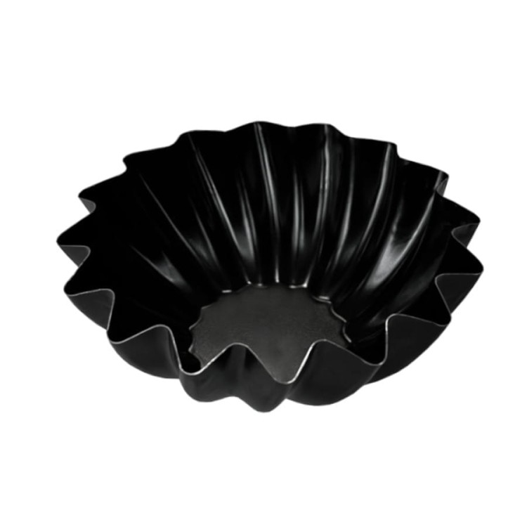 Czarna forma na małą babkę 10 cm