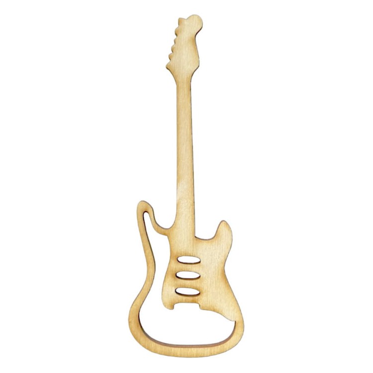 Topper gitara elektryczna - ozdoba na bok tortu 12 cm