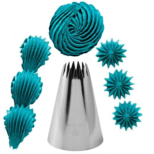 Tylka 6B i wyciskane nią kremowe wzory