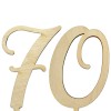 Zestaw topperów na 70 urodziny