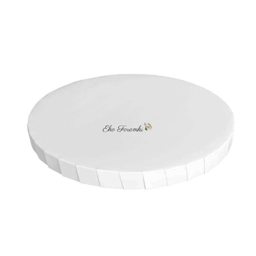 Biały podkład pod tort urodzinowy 25 cm