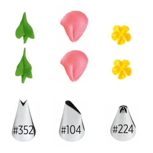 Tylki cukiernicze Wilton nr 104, 224 i 352