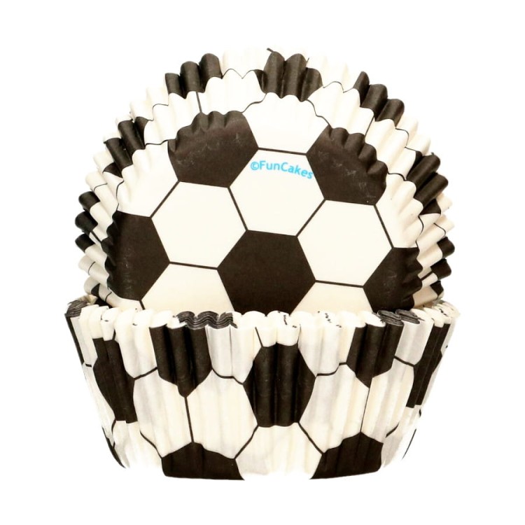Papilotki do pieczenia muffinek w piłki nożne
