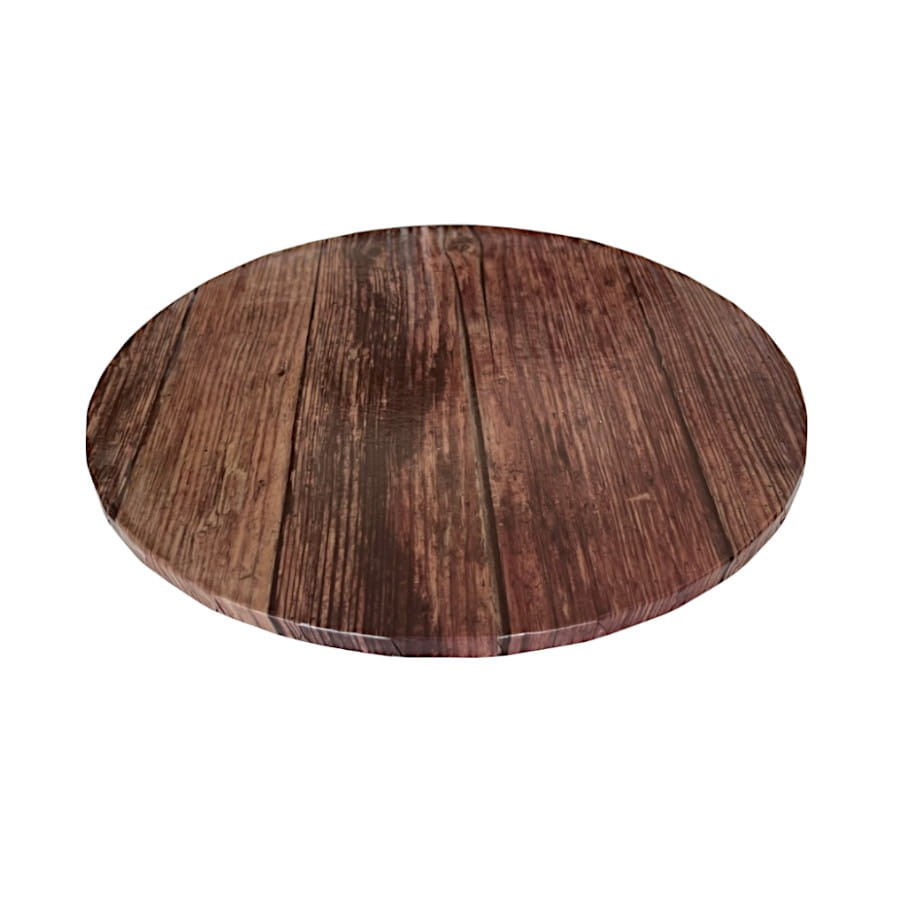 Podkład pod tort w kolorze ciemnego drewna 25 cm