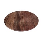 Podkład pod tort w kolorze ciemnego drewna 25 cm