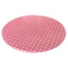 Różowy podkład cukierniczy w kropki 30cm
