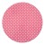 Podkład pod torty w kolorze różowym w kropki 30cm