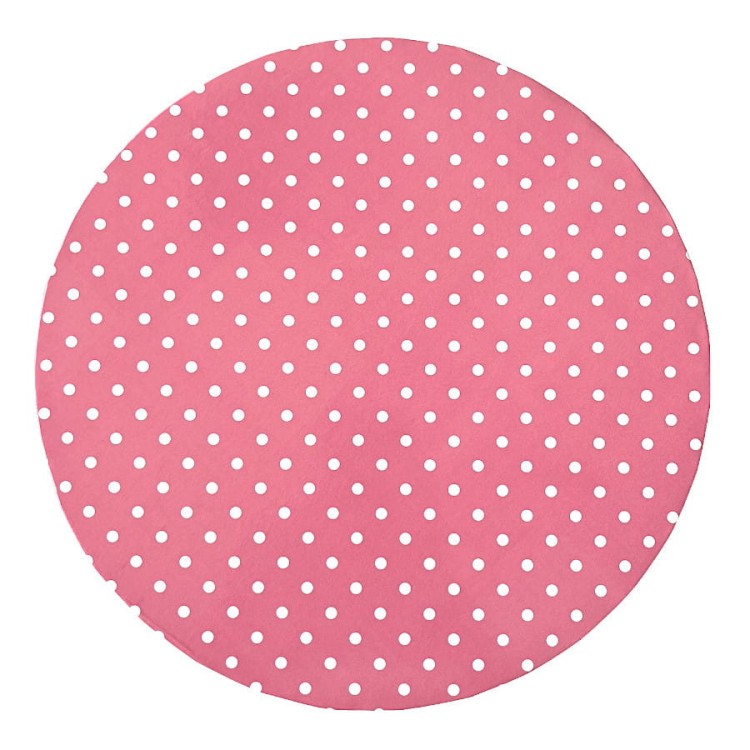 Podkład pod torty w kolorze różowym w kropki 30cm
