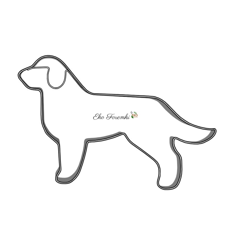 Foremka w kształcie psa rasy Golden Retriever do ciastek i pierniczków
