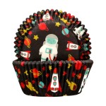 Papilotki do muffinek ze wzorem kosmonauty