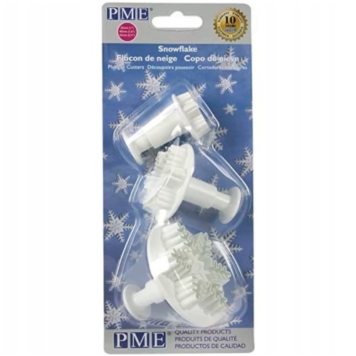 Wykrawacze na tłoczku śnieżynki