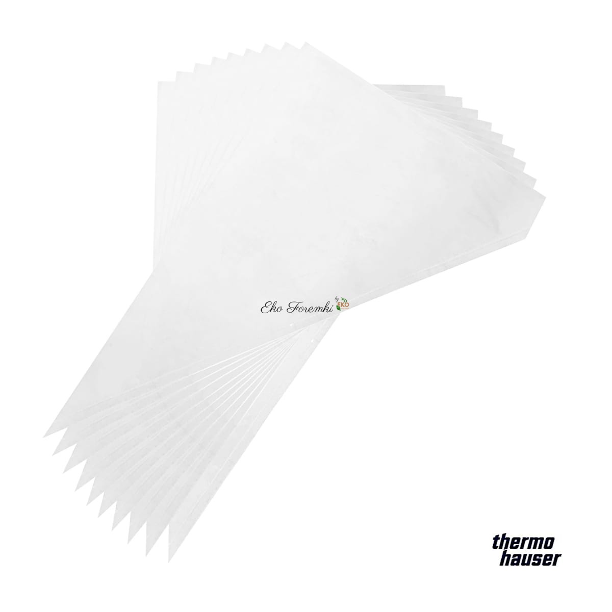 Zestaw 10 worków jednorazowych do dekoracji tortów 30 cm Thermohauser