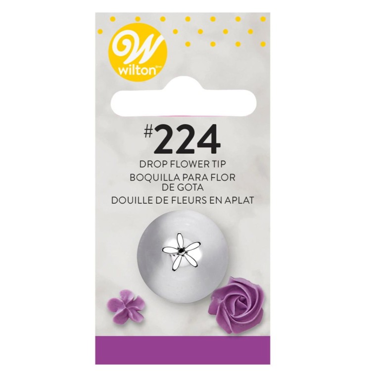Nierdzewna tylka cukiernicza do kwiatów nr 224 Wilton