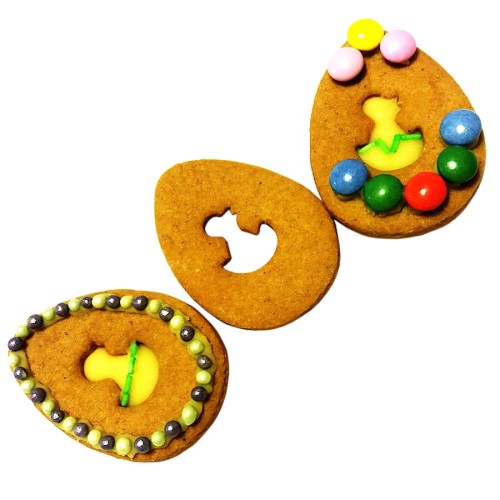 Ciasteczka z foremki Jajka z pisklakiem w skorupce