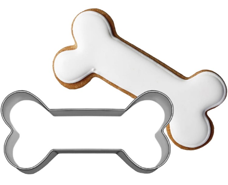 Foremka kość i ciasteczko