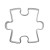 Foremka puzzle do wykrawania ciasteczek