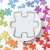 Foremki puzzle do ciastek, pierników i masy cukrowej