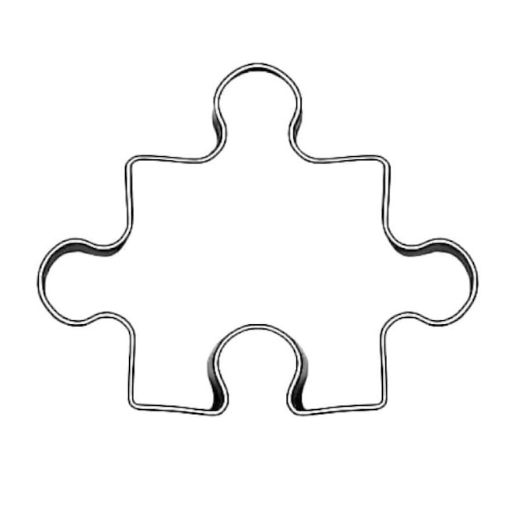 Foremka puzzel do pierników i ciastek
