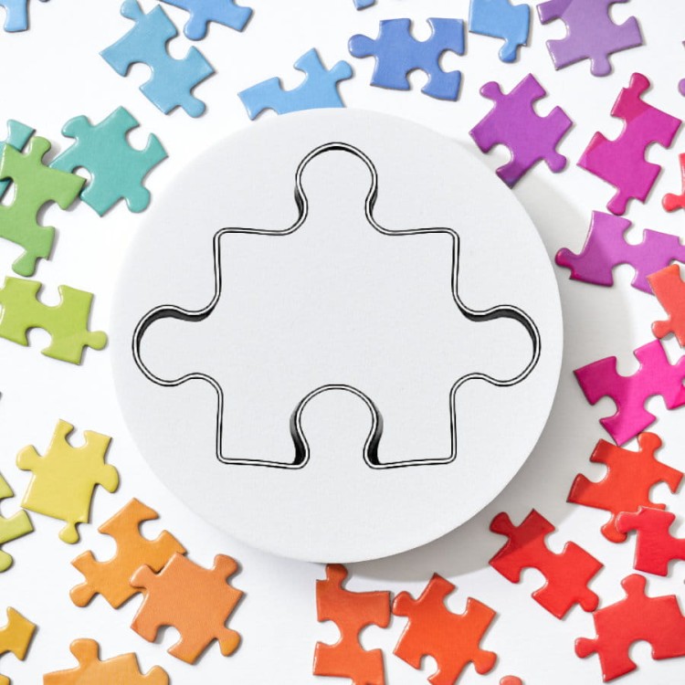 Foremki puzzelki do pierników i marcepanu