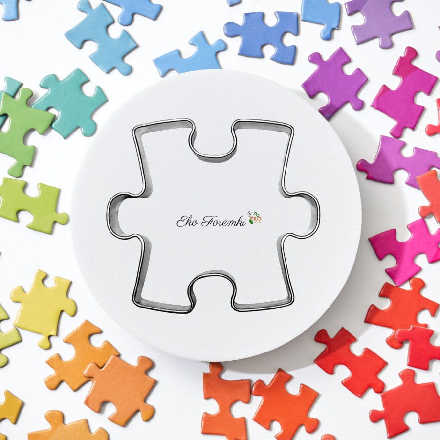 Foremki puzzelki do ciasteczek